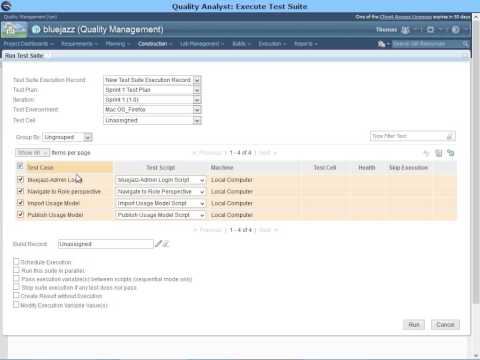 Execute Test Suite
