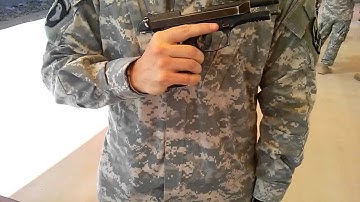 M9 Pistol - Function Check, Step by Step.