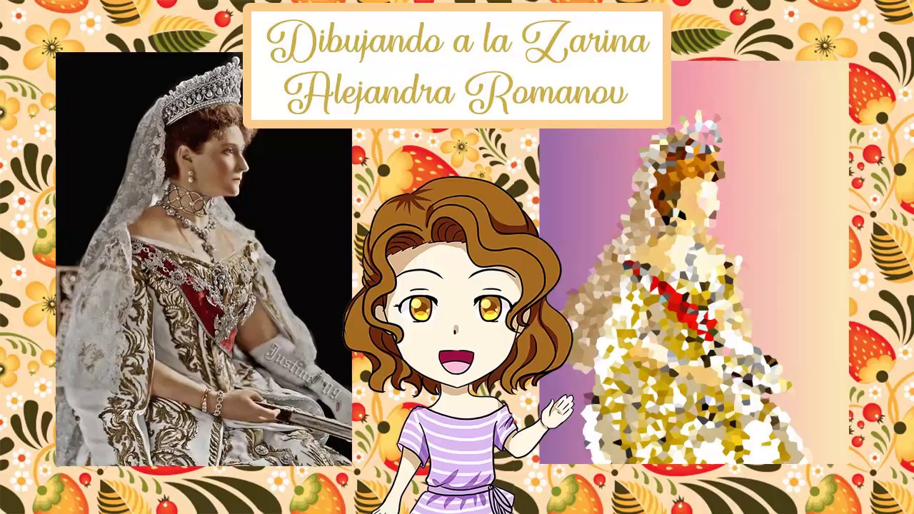 Speedpaint: Dibujando a reinas y princesas de la historia: PARTE 2 Aleksandra Romanov