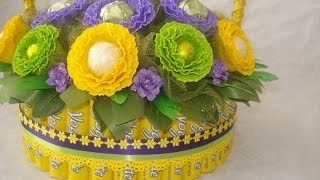 Корзинки из конфет Корзинки из конфет