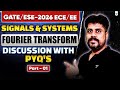 GATE EXAM 2026 I Signals & Systems I Fourier Transform Discussion with PYQ's I Part-1 | Manoj Sir