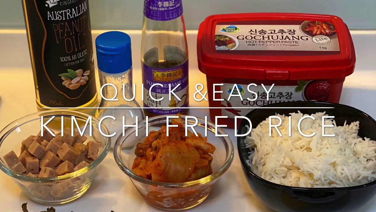 Kimchi Fried Rice (Quick & Easy) 