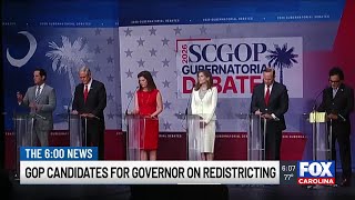 GOP candidates for governor on redistricting