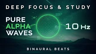 Deep Focus: 10Hz Binaural Beats • Super Learning, Work & Memory Boost (1 Hour) screenshot 3