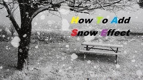 How to add SNOW FX EFFECTS in Video   Adobe premiere pro Video effects  for Beginners Tutorial 2018*