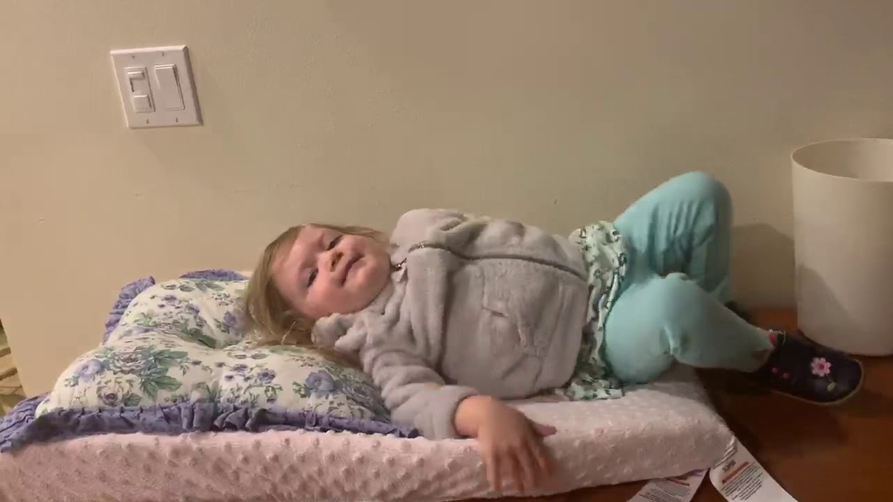 Difficulty changing a 2 year olds diaper