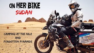 Camping at the Nile and Forgotten Pyramids. Solo Motorcycle Ride through Sudan - EP. 52