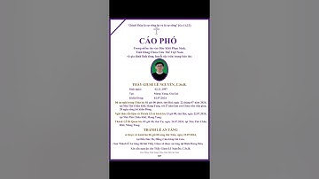 Xin cầu nguyện cho thầy Giuse Lê Nguyễn CSsR mới qua đời