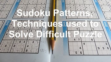 Sudoku Primer 167 - Requested by User - Sudoku Patterns & Techniques