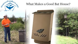 Hear it straight from a Bat Biologist, "What makes a good bat house?" We speak to Jim Kennedy while on a large bat house project 