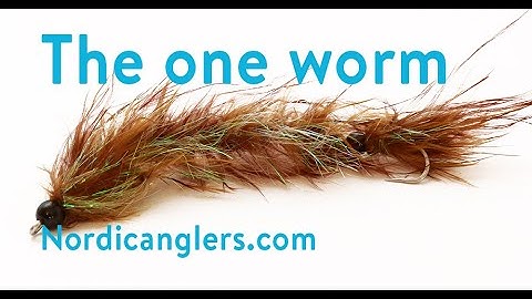 Fly tying "The One Worm" Seatrout & saltwater Hediste diversicolor imitation (Step-by-step tutorial)