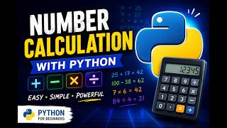 Learn Number Calculations in Python (Beginner Tutorial) first steep