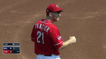 MIL@CIN: Frazier makes a diving stop, Votto holds bag