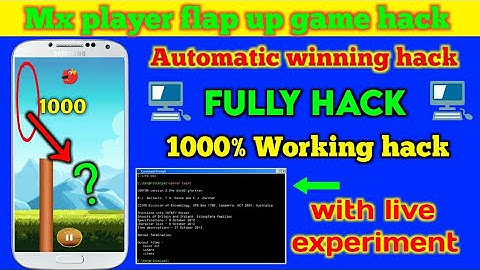 mx player mod apk||flap up game fully hack in yourself||100% working with live experiment in tamil