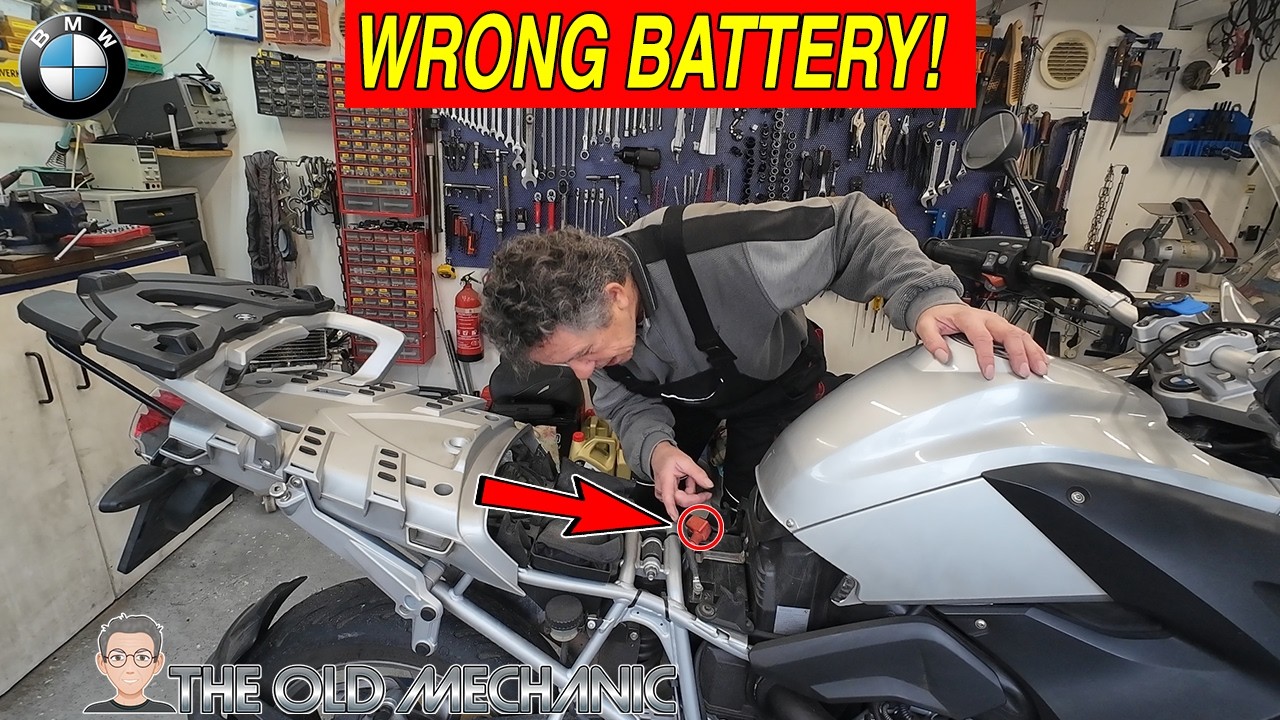 The WRONG Battery Was Installed?! | BMW Motorcycle Battery Mistake 🔋