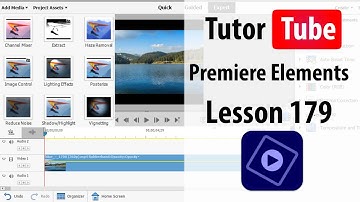 Premiere Elements - Lesson 179 - Track Matte Key and Ultra Key