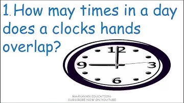 TRICKY IAS INTERVIEW QUESTIONS|How many times in a day does a clocks hands overlap?|PART-32