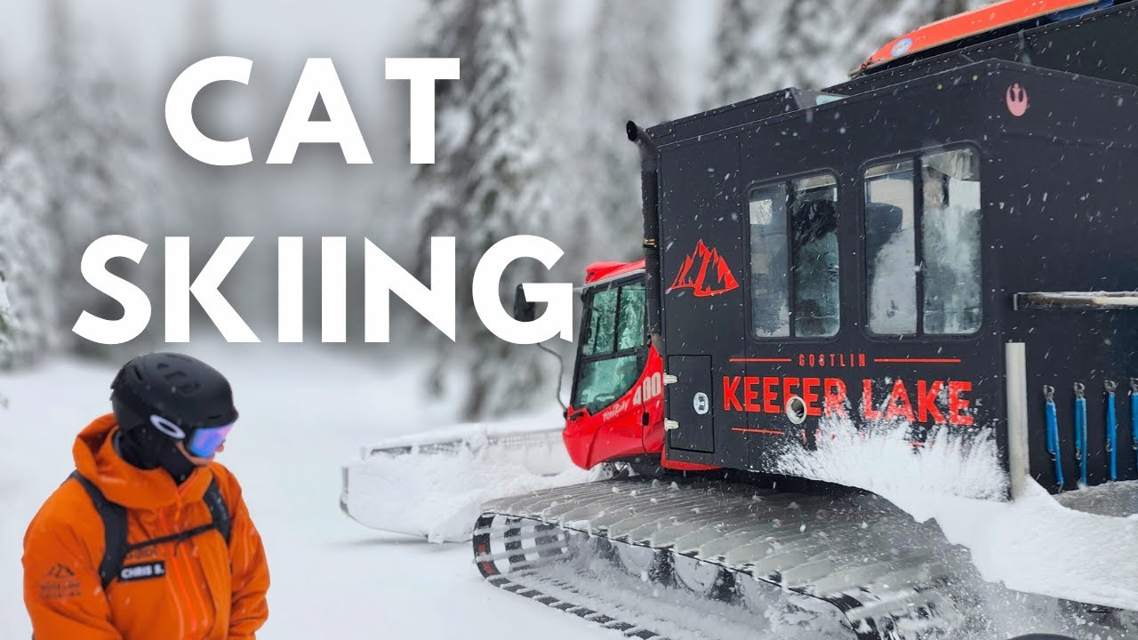 THIS IS KEEFER LAKE LODGE, First Time CAT SKIING in Deep Powder