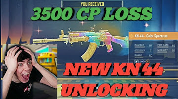 UNLOCKING *NEW* KN44 COLOR SPECTRUM || IS IT WORTH IT ? || 3500 CP LOSS ||  IFERQ AND CHAMAROP COD