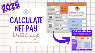 Calculate Net Pay Walkthrough Example 2025