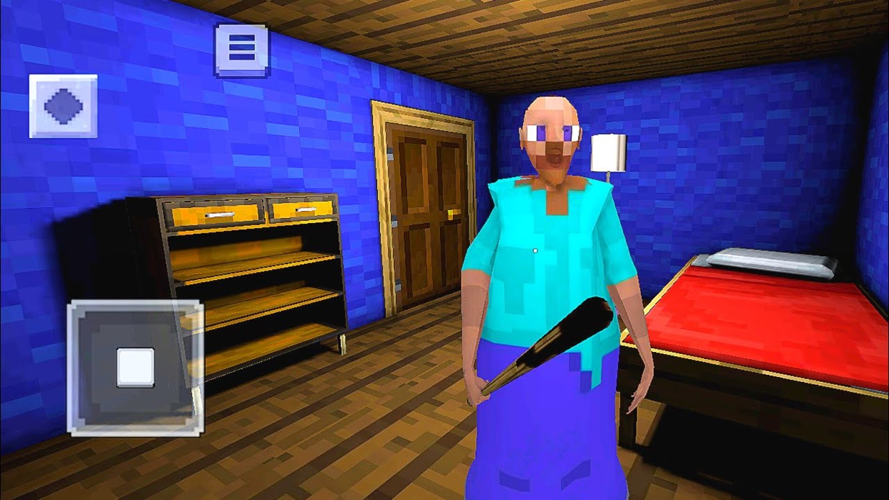 Granny Game Horror Escape Gameplay | Granny Minecraft Mod Ep 2