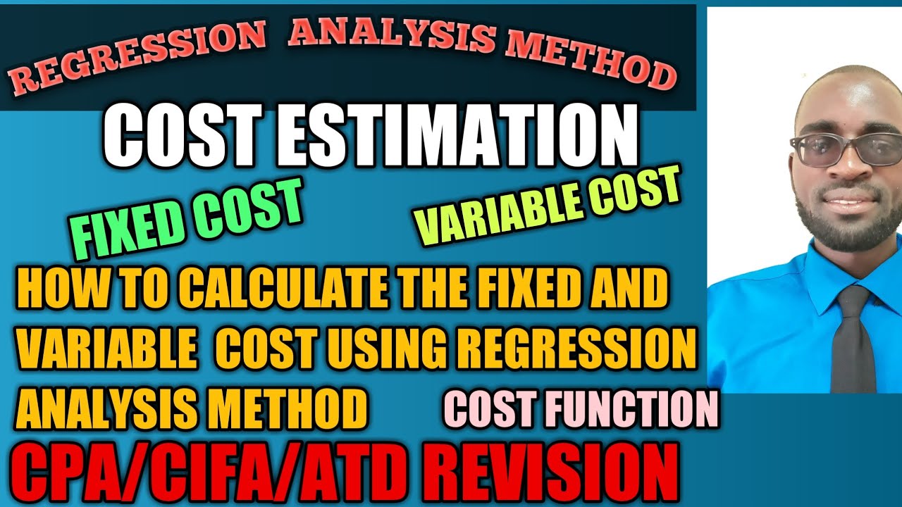 Regression Analysis in Cost Estimation/ Estimating Variable Costs and ...