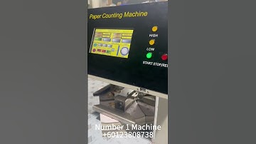High speed and accuracy of Paper Counting Machine #machine #counting