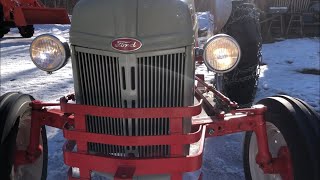 #62 Installing Headlights on a Ford 8N Tractor