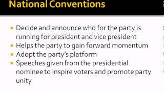 The Presidential Nomination Process