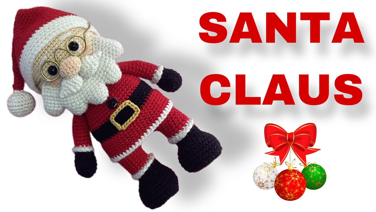 SANTA CLAUS/PAPA NOEL AMIGURUMI 1/3 (SUBS🇺🇸🇧🇷) #santaacrochet #papanoelacrochet #tutorialpapanoel
