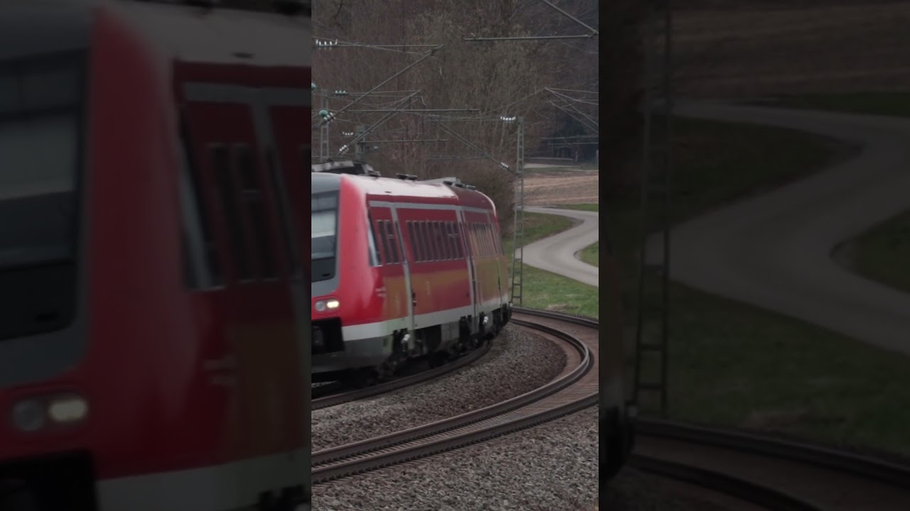 BR612 kurvt mit Makro durch Grafrath 😻😎