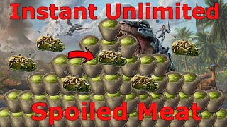 Ark Survival Ascended INSTANT Spoiled Meat How to spoil meat instantly Ark Spoiled Meat Faster