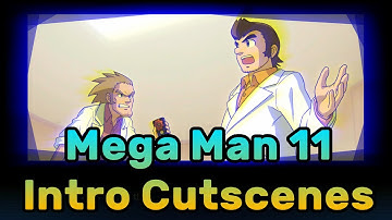 Mega Man 11 | Intro Cutscenes Full HD