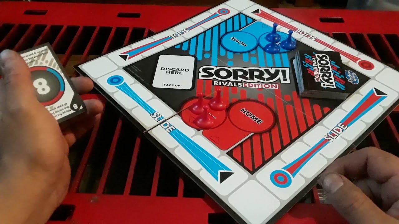 Sorry! Rivals Edition Board Game; 2 Player Game