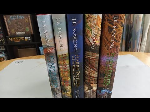 Harry Potter Hardcover Illustrated Editions Books 1 - 5 