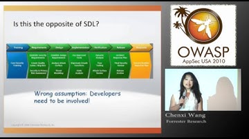 OWASP AppSec USA 2010: Keynote: Chenxi Wang 1/2