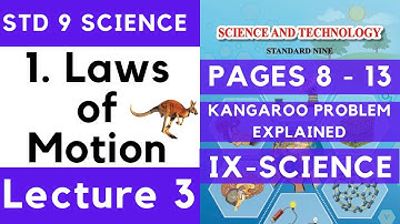 9th Science | Chapter 1 | Laws of Motion | Lecture 3 | Maharashtra Board