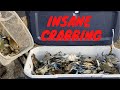 Insane crabbing trip using hand lines  catchcleancook crab  shrimp stew with fried shrimp