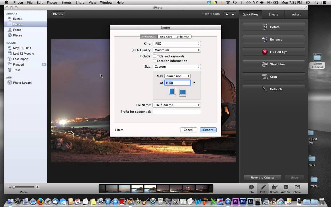 How iphoto photos to resize in How iphoto photos to resize in