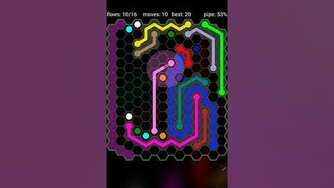 How To Solve Flow Free Hexes Jumbo Pack Level 138 14x14 Board Walk Through Solution Walkthrough