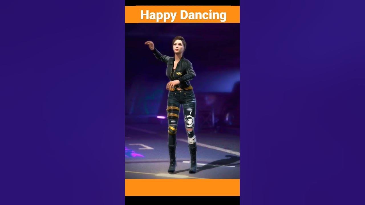 Free Fire Happy Dancing Emote Dance Free Fire New Emote Short Viral Emote Youtube