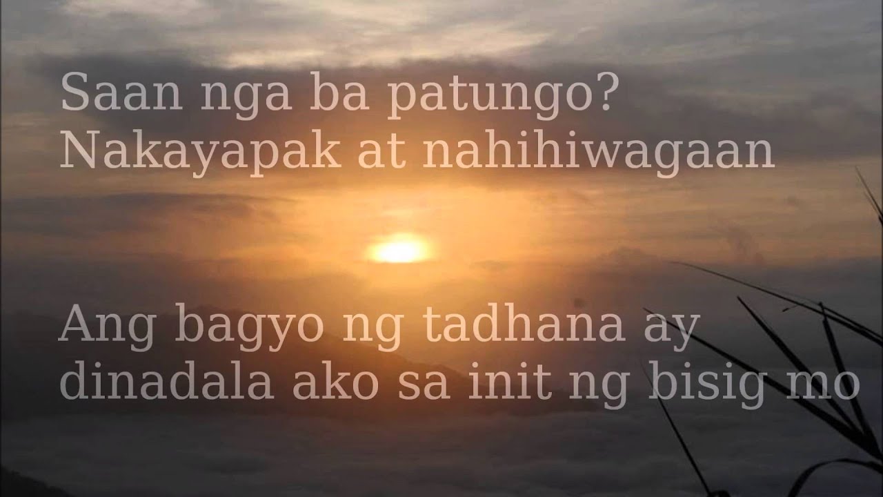 TADHANA Lyrics Up Dharma Down YouTube