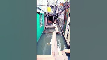 Made up Stair coz of flood #funny #dirty #people #problem #rainydays #storm #film #weather #climate