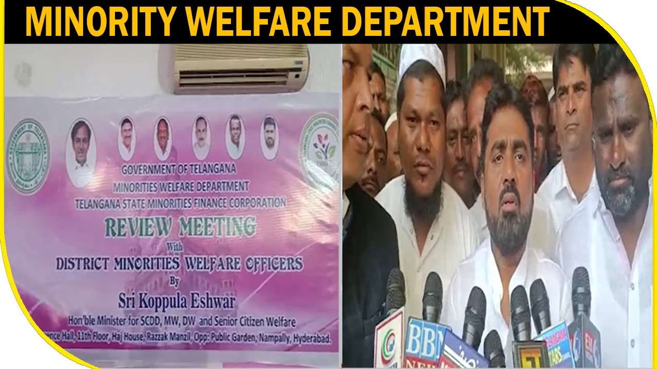 Minster K Eshwar Review Meet With Minority Welfare Department
