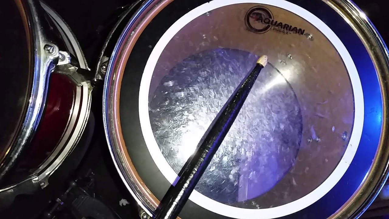 Aquarian Drum Heads Studio X Clears YouTube