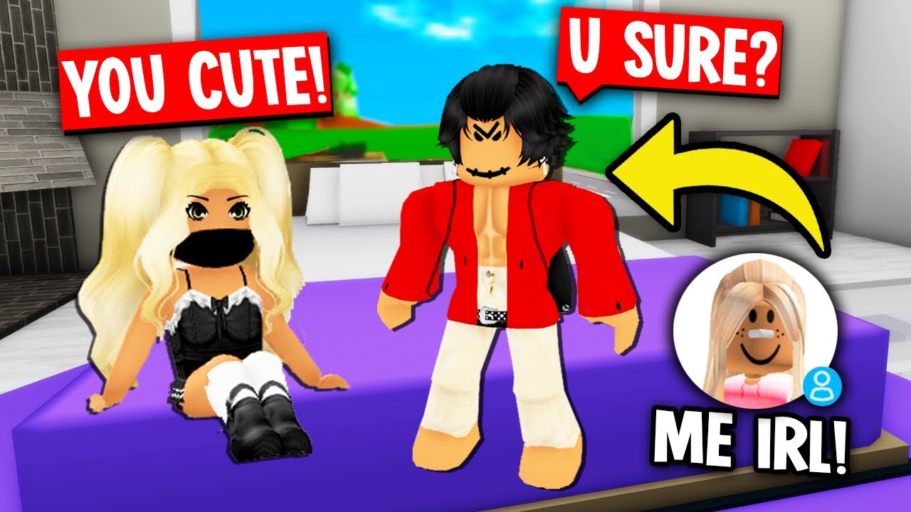 pretending to be a boy in ROBLOX BROOKHAVEN RP! YouTube