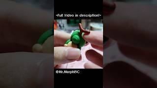 Sculpting Caterpie Family!!! #shorts