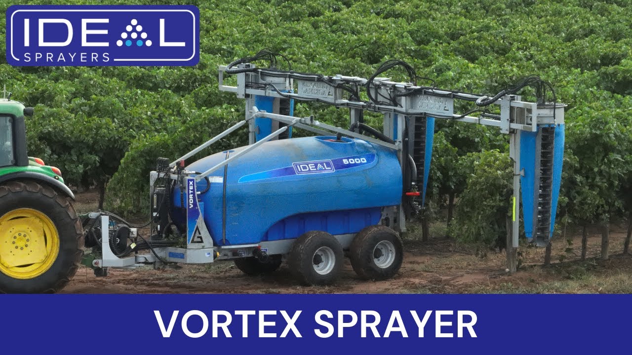 Ideal Vortex 5000L Vineyard Sprayer - YouTube