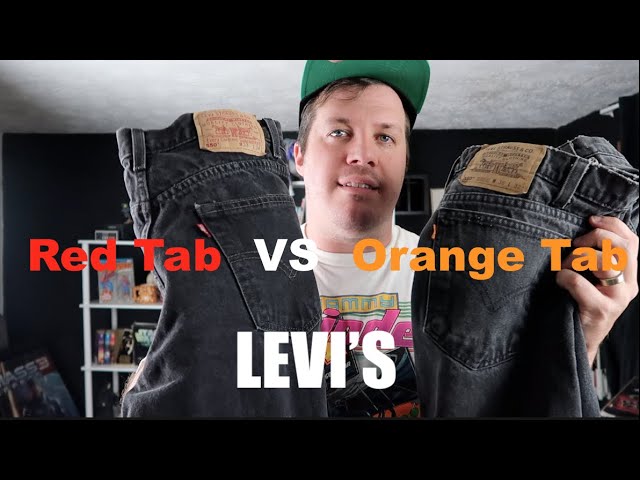 What's The Difference Between Orange and Red Tab Levi's Jeans? Levi's  Series Episode 5 - YouTube