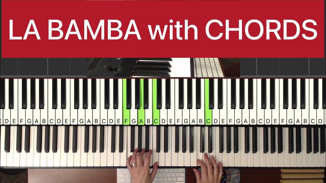 How To Play La Bamba on Piano Beginner Easy Key of C YouTube